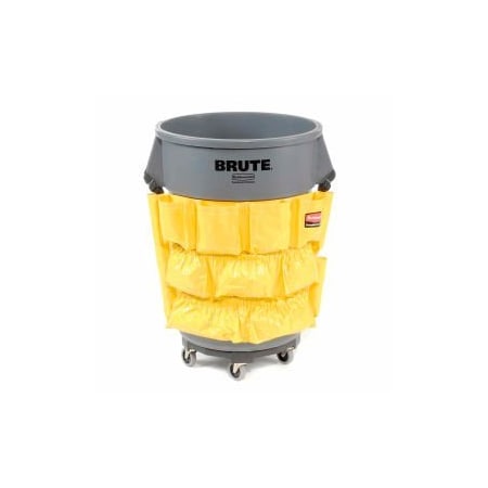 Rubbermaid Commercial Rubbermaid Brute Waste Receptacle Caddy Bag FG264200YEL